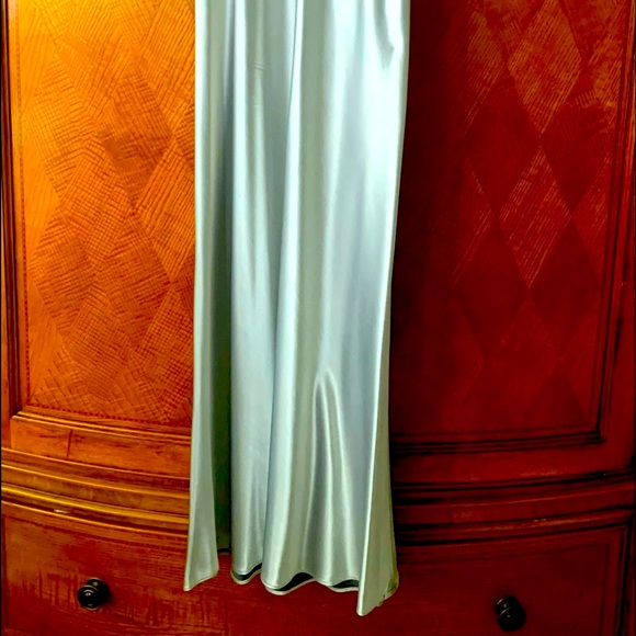 Joseph Ribkoff  velvet and satin long formal dress - Picture 3 of 4